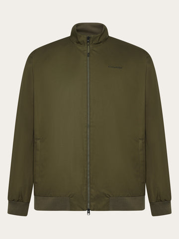 KnowledgeCotton Apparel - MEN Light canvas jacket Jackets 1068 Burned Olive