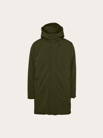 KnowledgeCotton Apparel - MEN Long soft shell jacket CLIMATE SHELL™ Jackets 1090 Forrest Night
