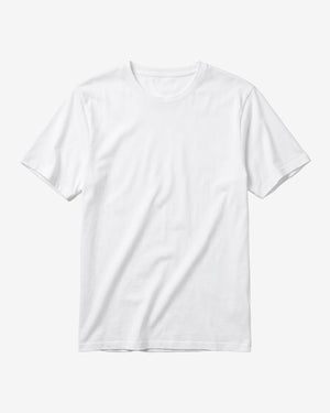 KnowledgeCotton Apparel - MEN Mercerized t-shirt T-shirts 1010 Bright White