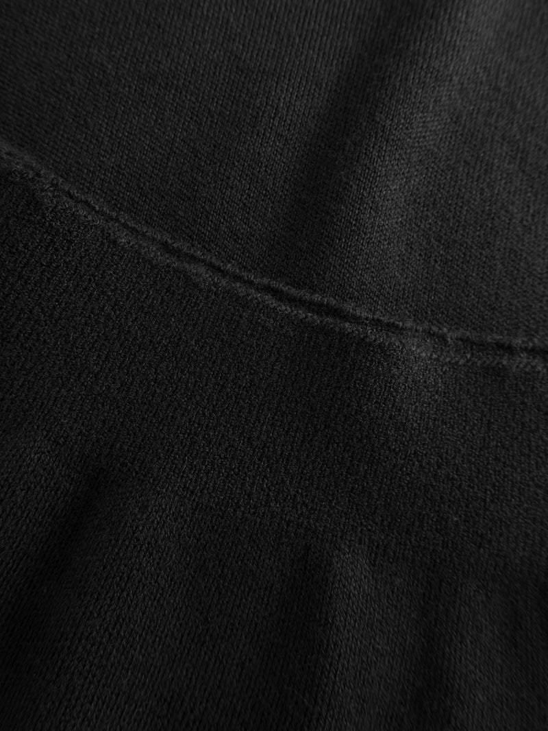 KnowledgeCotton Apparel - WMN Midi length merino knit skirt Skirts 1300 Black Jet