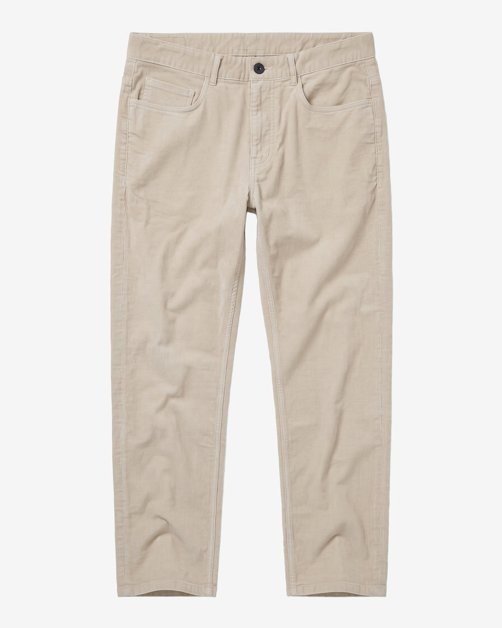 KnowledgeCotton Apparel - MEN Oak regular corduroy pants Pants 1228 Light feather gray