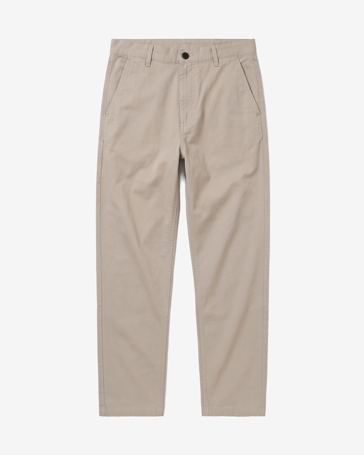 KnowledgeCotton Apparel - MEN Organic Cotton Tim Canvas Pants GOTS Pants 1228 Light feather gray
