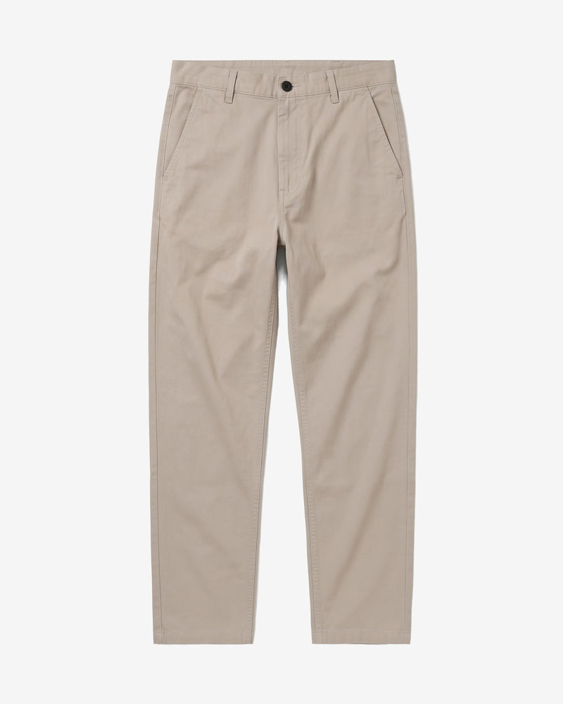KnowledgeCotton Apparel - MEN Organic Cotton Tim Canvas Pants GOTS Pants 1228 Light feather gray