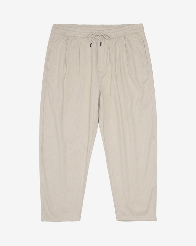 KnowledgeCotton Apparel - MEN Ozone relaxed flannel pant Pants 1228 Light feather gray