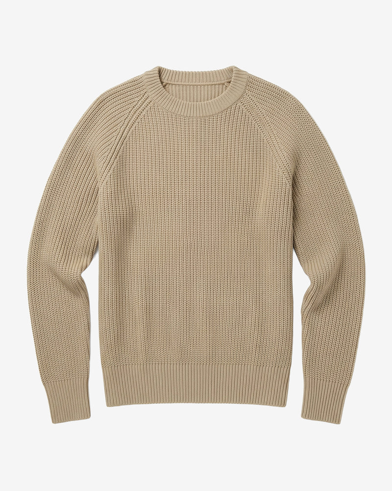KnowledgeCotton Apparel - MEN Raglan knit sweater Knits 1495 Twill
