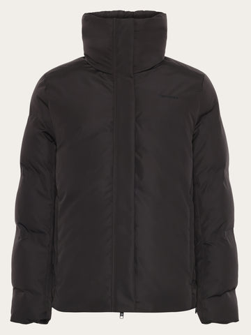 KnowledgeCotton Apparel - WMN Recycled Insulation Jacket GRS Jackets 1300 Black Jet