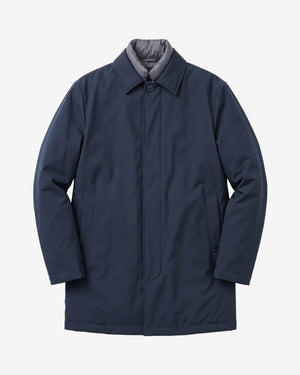 KnowledgeCotton Apparel - MEN Recycled PET Climate Shell Jacket Jackets 1001 Total Eclipse