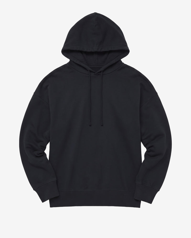 KnowledgeCotton Apparel - WMN Relaxed hoodie Sweats 1300 Black Jet
