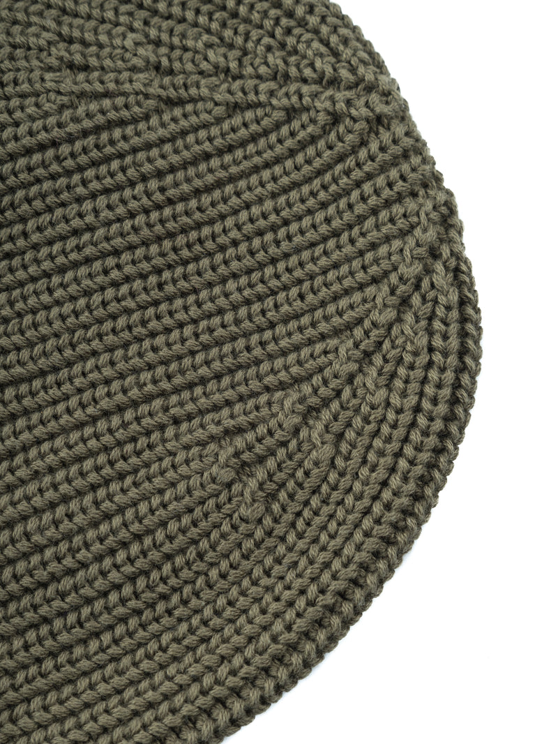 KnowledgeCotton Apparel - UNI Ribbing hat Hats 1100 Dark Olive