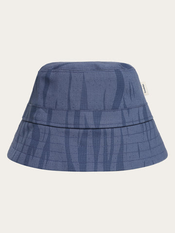 KnowledgeCotton Apparel - UNI Ripstop Northern Lights bucket hat - GOTS/Vegan Hats 9921 Blue