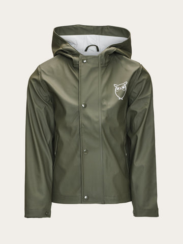 KnowledgeCotton Apparel - YOUNG Short rain jacket Jackets 1090 Forrest Night