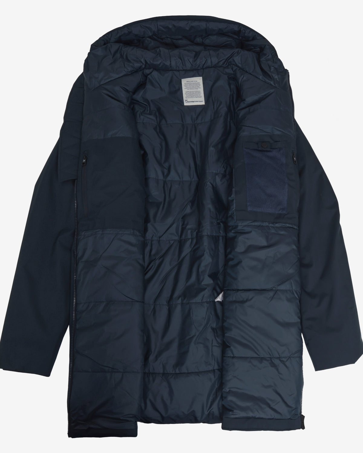 KnowledgeCotton Apparel - MEN Soft shell parka Jackets 1001 Total Eclipse
