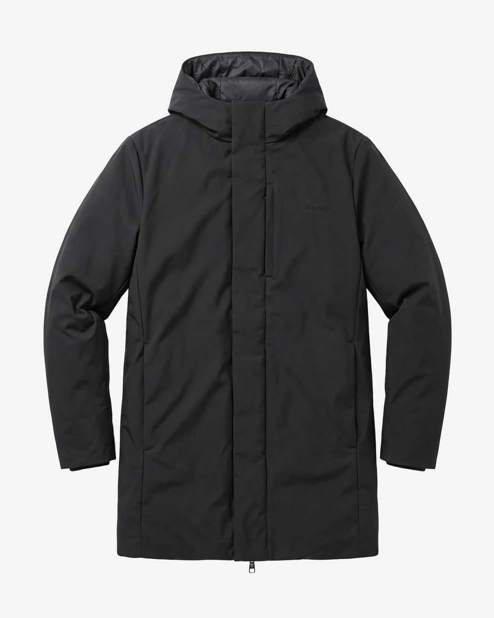 KnowledgeCotton Apparel - MEN Soft shell parka Jackets 1300 Black Jet