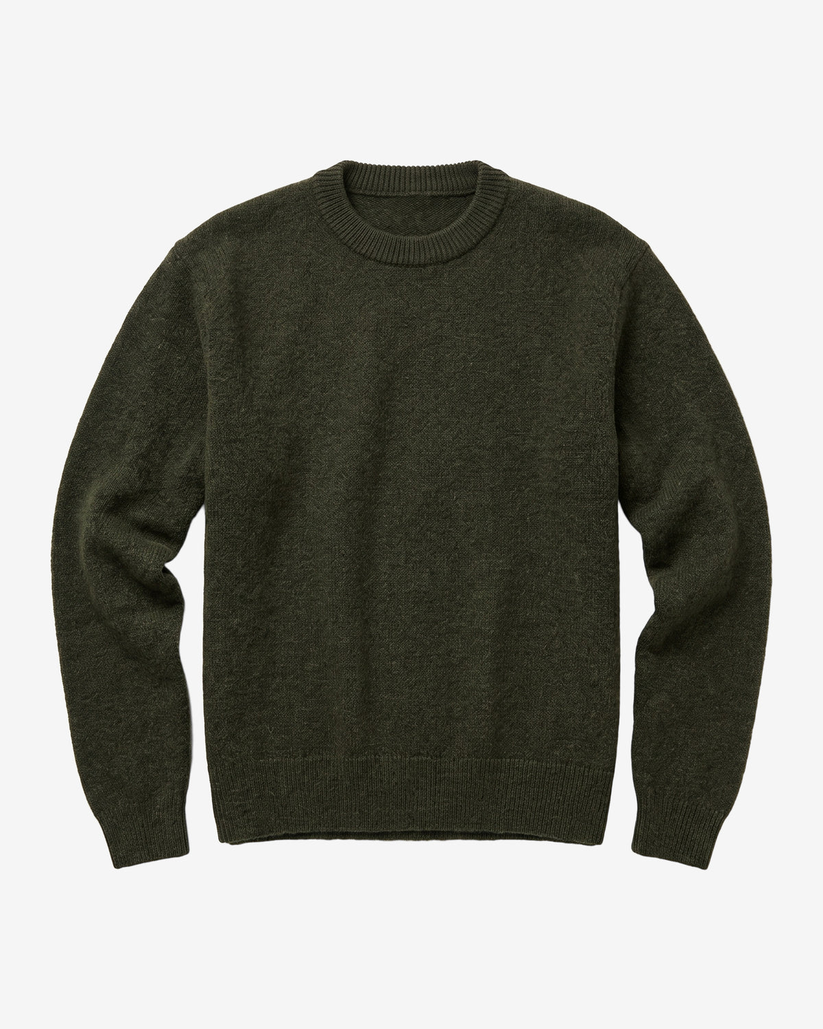 KnowledgeCotton Apparel - MEN Soufflé yarn sweater Knits 1090 Forest Night
