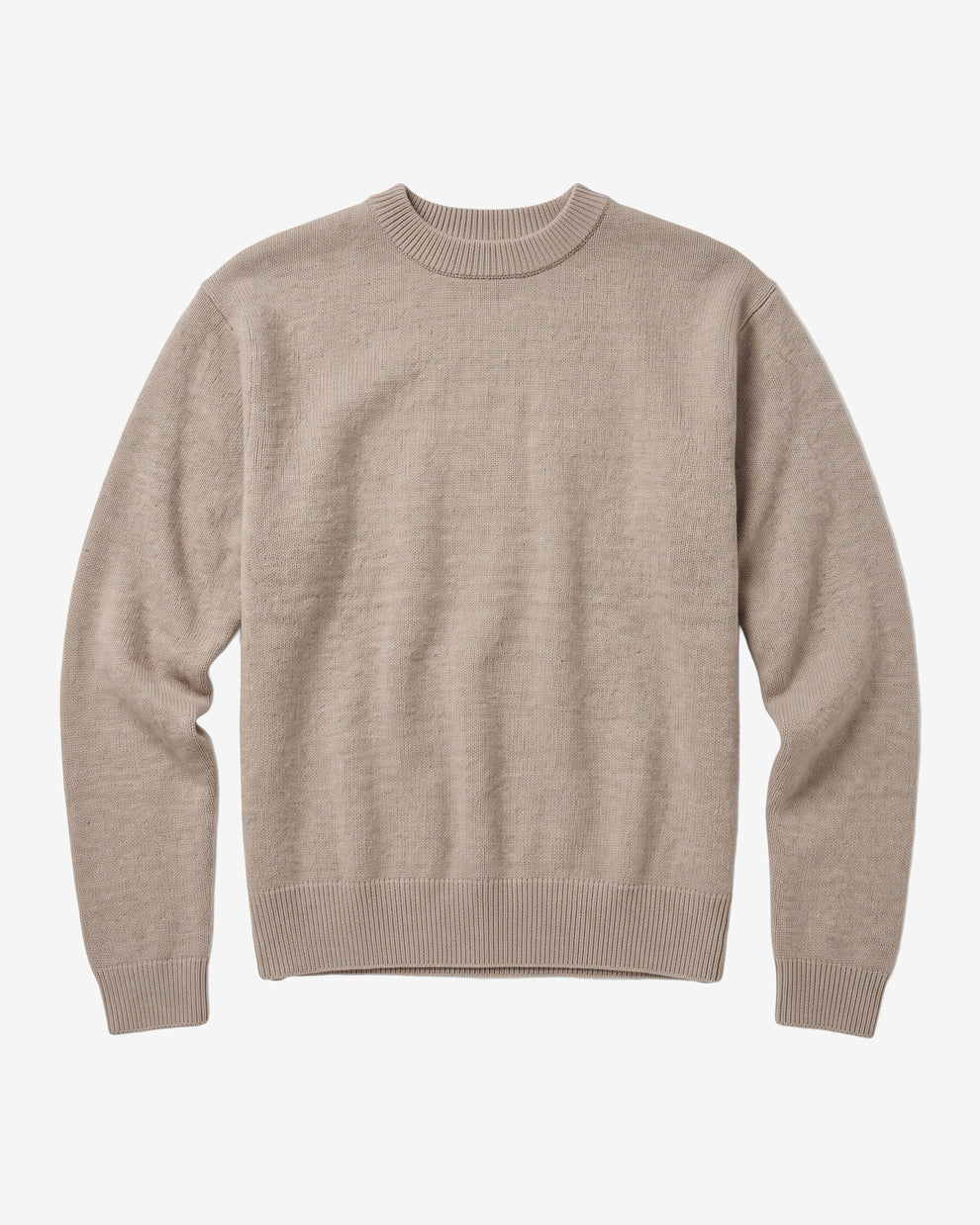 KnowledgeCotton Apparel - MEN Soufflé yarn sweater Knits 1228 Light feather gray
