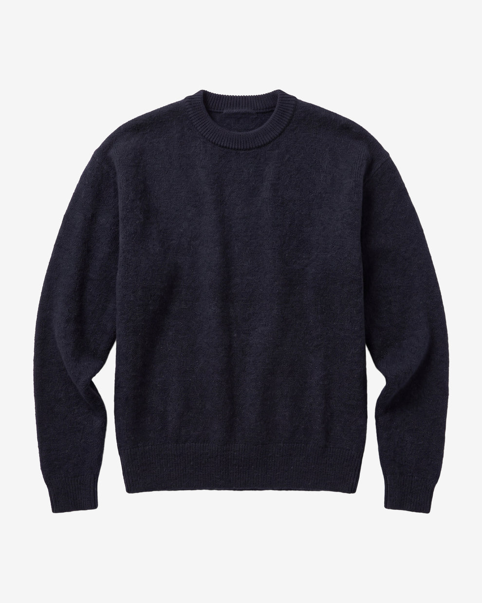 KnowledgeCotton Apparel - MEN Soufflé yarn sweater Knits 1412 Night Sky