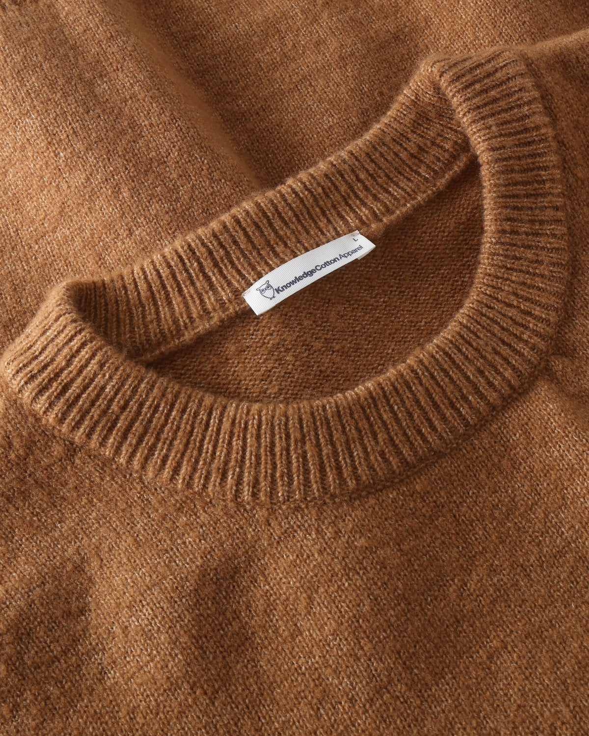 KnowledgeCotton Apparel - MEN Soufflé yarn sweater Knits 1499 Lion