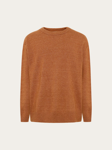 KnowledgeCotton Apparel - MEN Soufflé yarn sweater Knits 1499 Lion