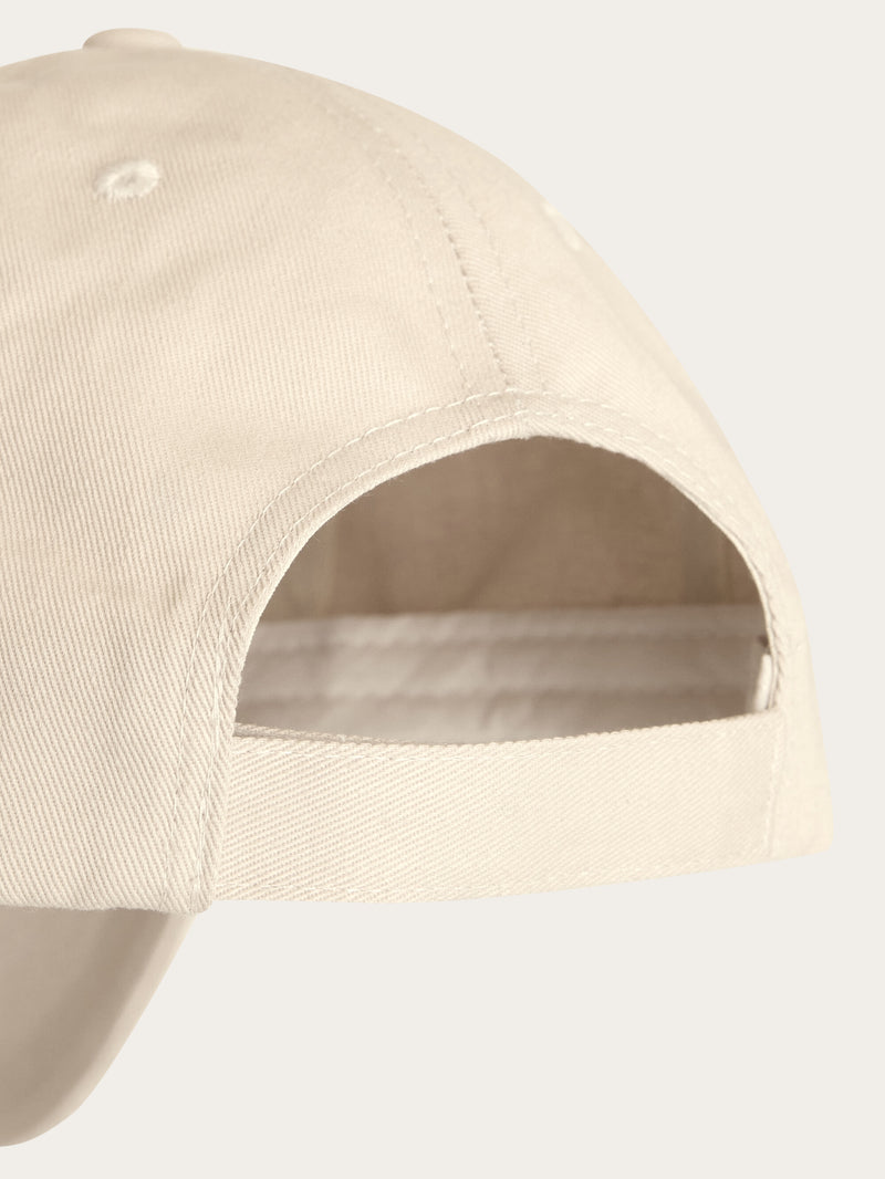 KnowledgeCotton Apparel - MEN Twill baseball cap - GOTS/Vegan Caps 1228 Light feather gray