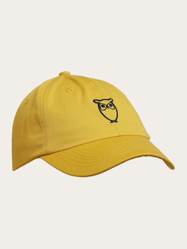KnowledgeCotton Apparel - MEN Twill baseball cap - GOTS/Vegan Caps 1429 Misted Yellow