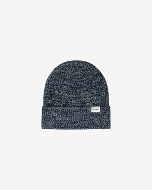 KnowledgeCotton Apparel - UNI Twisted yarn beanie Hats 1412 Night Sky