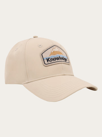 KnowledgeCotton Apparel - UNI Vent 200 Canvas Classic Cap GOTS Caps 1228 Light feather gray