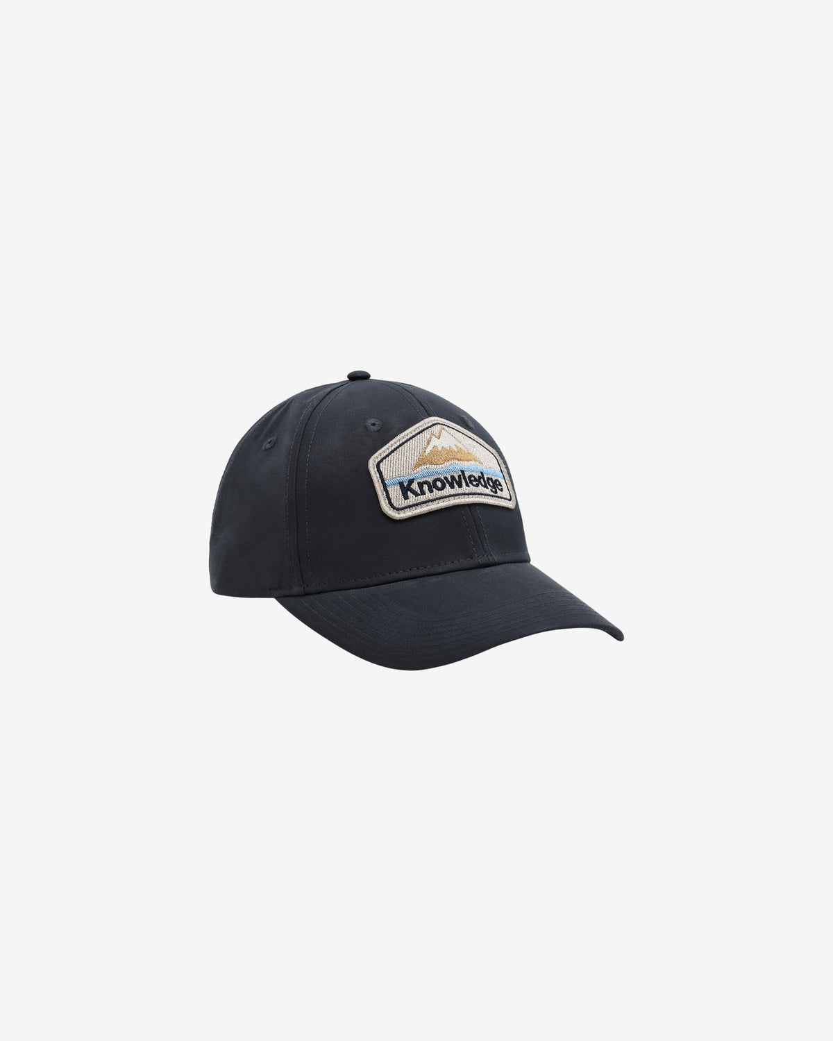 KnowledgeCotton Apparel - UNI Vent 200 Canvas Classic Cap GOTS Caps 1300 Black Jet
