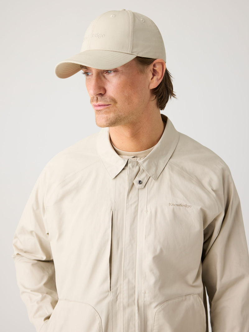 KnowledgeCotton Apparel - MEN Vent Canvas 200 Classic Jacket - GOTS/Vegan Jackets 1228 Light feather gray