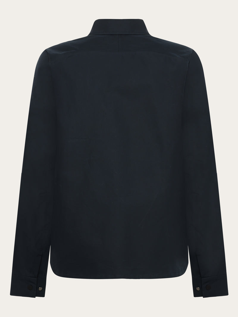 KnowledgeCotton Apparel - WMN Vent Canvas 200 Classic Jacket - GOTS/Vegan Jackets 1001 Total Eclipse