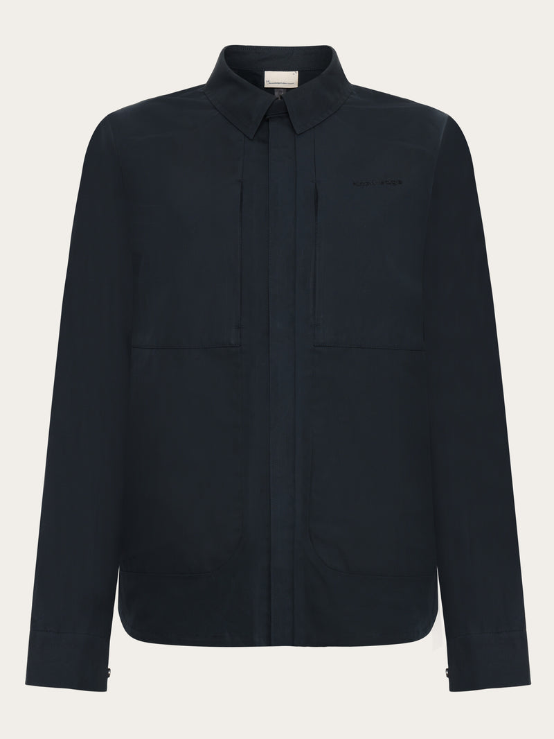 KnowledgeCotton Apparel - WMN Vent Canvas 200 Classic Jacket - GOTS/Vegan Jackets 1001 Total Eclipse