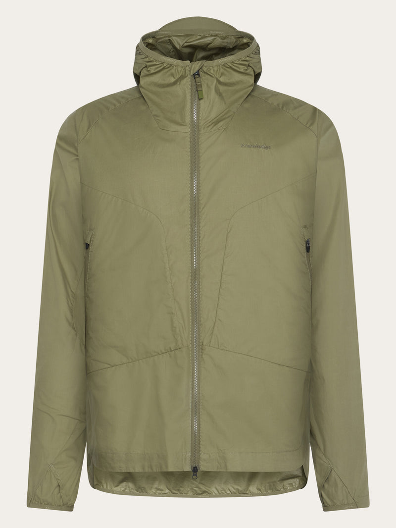 KnowledgeCotton Apparel - MEN Vent Ripstop 90 lightweight jacket Jackets 1068 Burned Olive