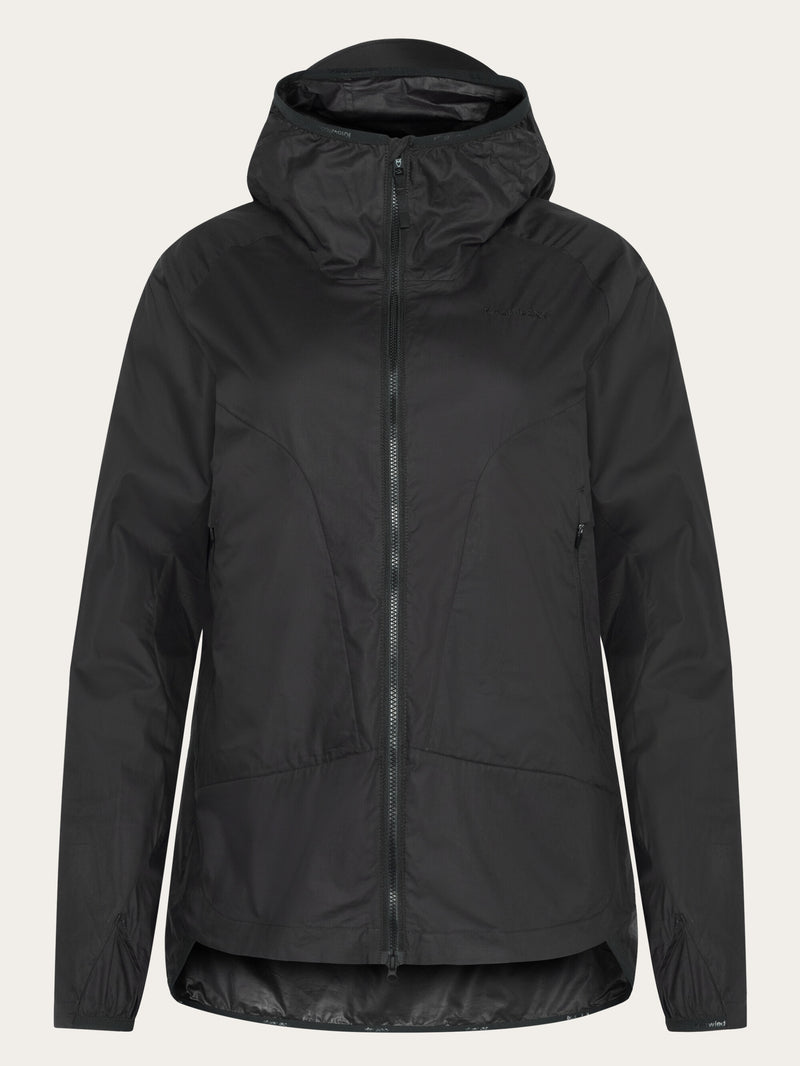 KnowledgeCotton Apparel - WMN Vent Ripstop 90 lightweight jacket GOTS/Vegan Jackets 1300 Black Jet