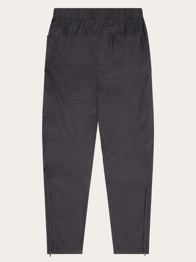 KnowledgeCotton Apparel - WMN Vent Ripstop 90 lightweight pants - GOTS/Vegan Pants 1300 Black Jet