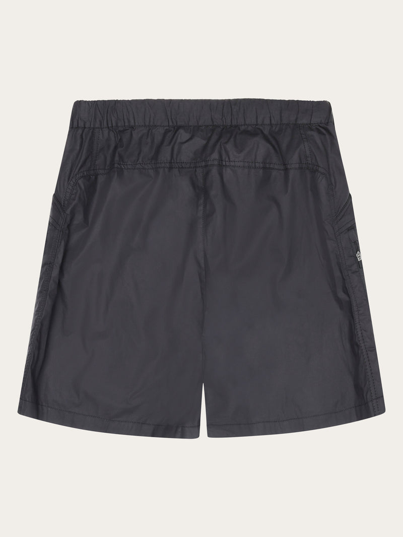KnowledgeCotton Apparel - WMN Vent Ripstop 90 lightweight shorts - GOTS/Vegan Shorts 1300 Black Jet