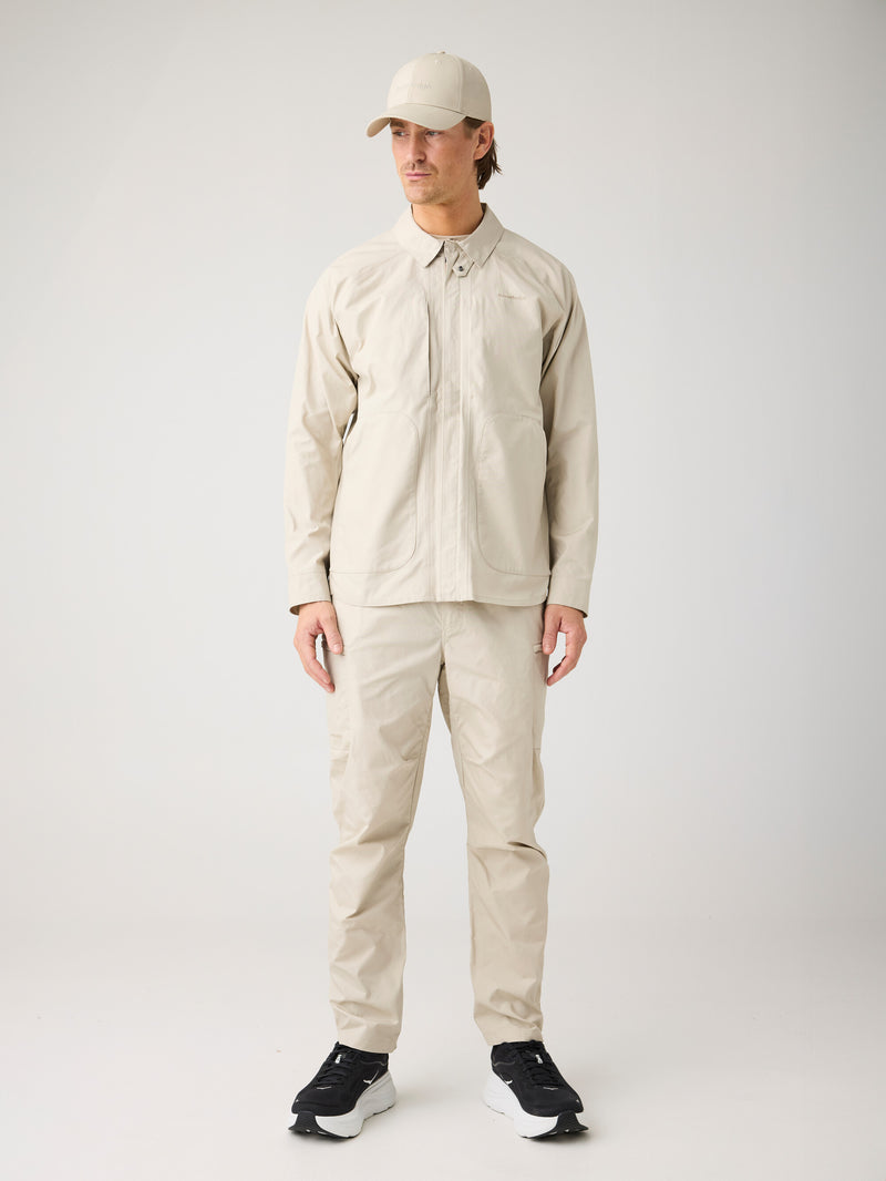 KnowledgeCotton Apparel - MEN Vent canvas 200 jacket Jackets 1228 Light feather gray