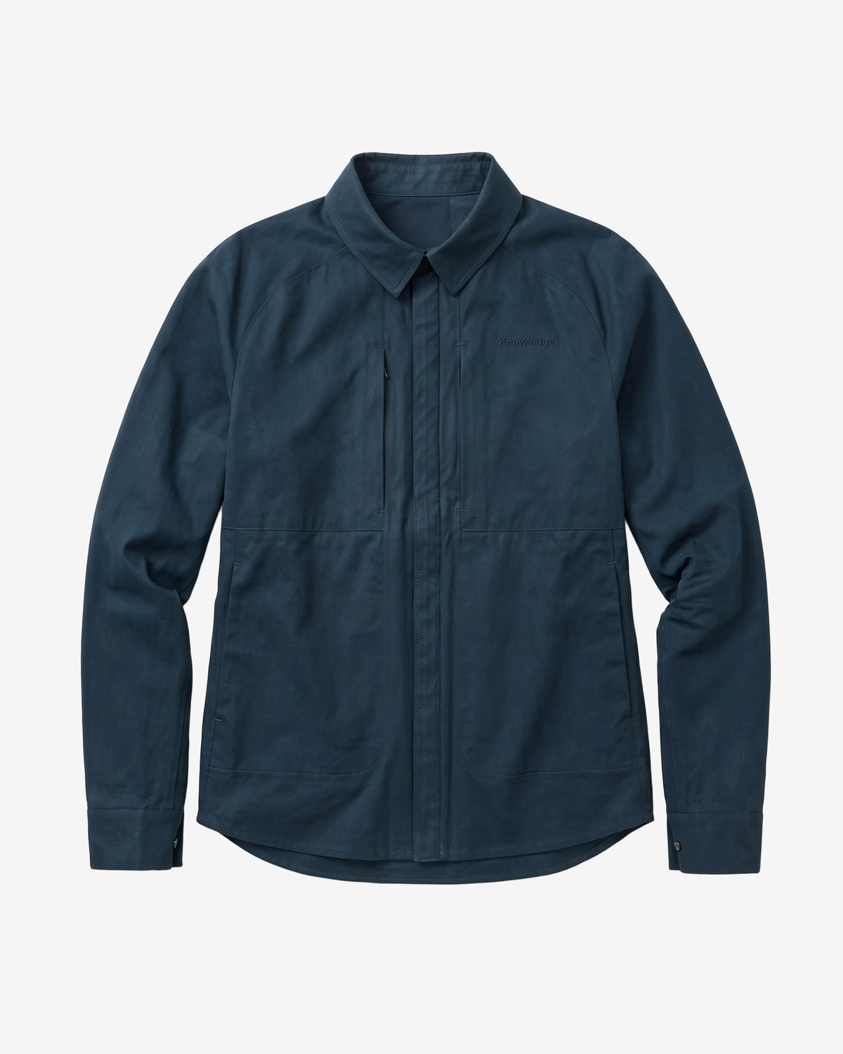 KnowledgeCotton Apparel - WMN Vent canvas 200 jacket Jackets 1001 Total Eclipse