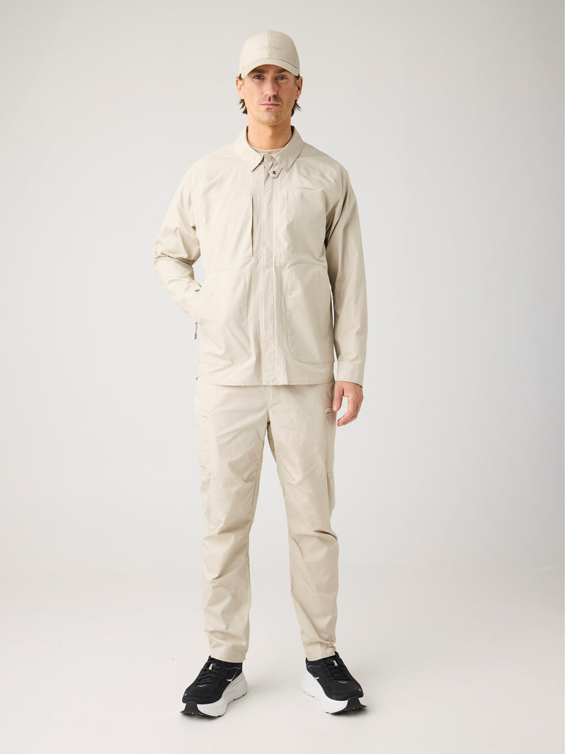 KnowledgeCotton Apparel - MEN Vent canvas 200 pants Pants 1228 Light feather gray