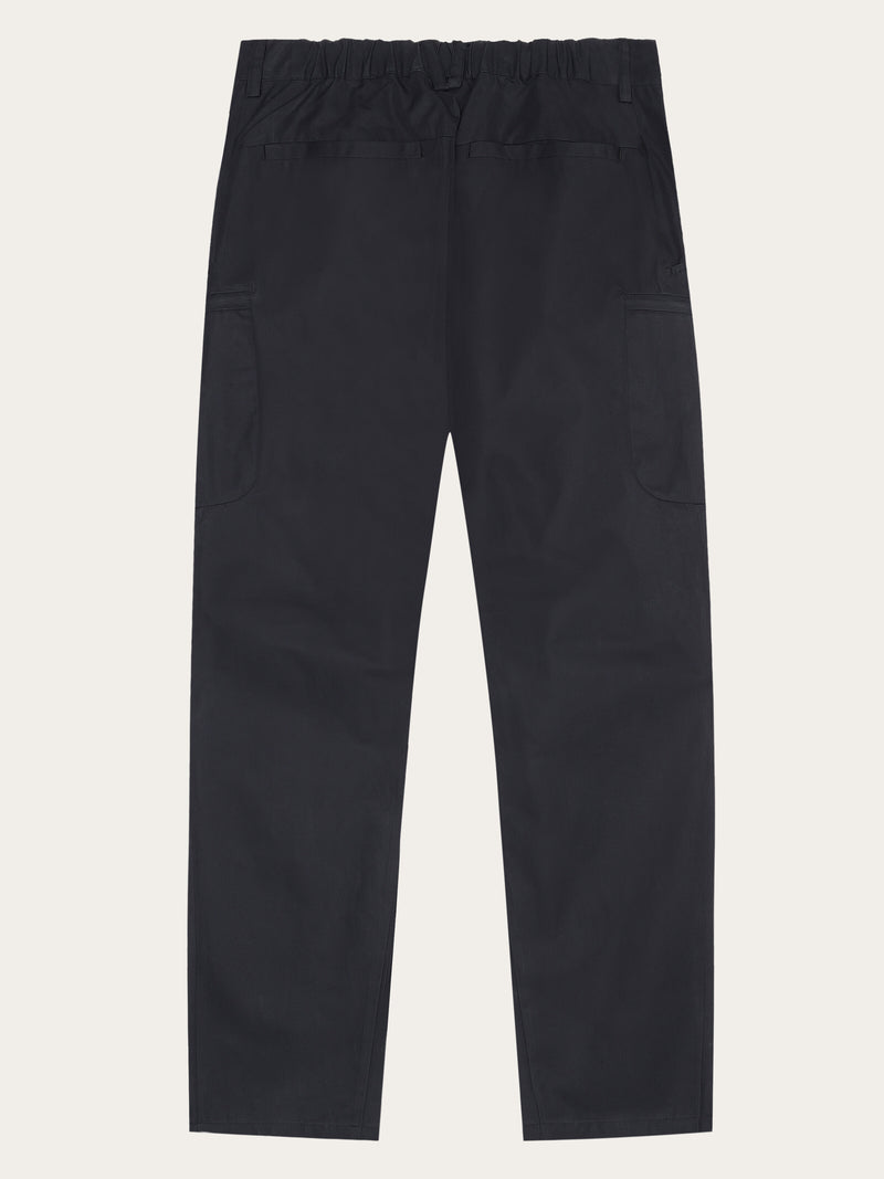 KnowledgeCotton Apparel - MEN Vent canvas 200 pants Pants 1300 Black Jet