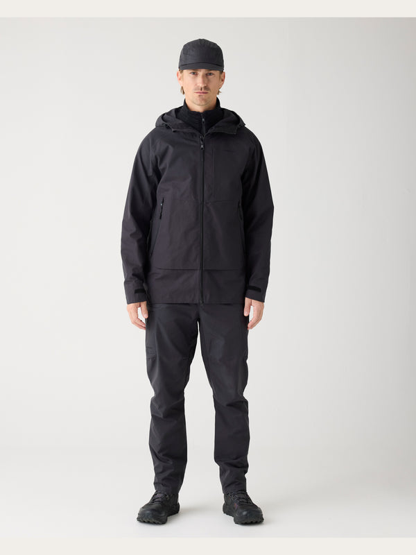 KnowledgeCotton Apparel - MEN Vent canvas 200 pants Pants 1300 Black Jet