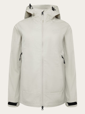 KnowledgeCotton Apparel - WMN Vent canvas 200 shell jacket Jackets 1228 Light feather gray