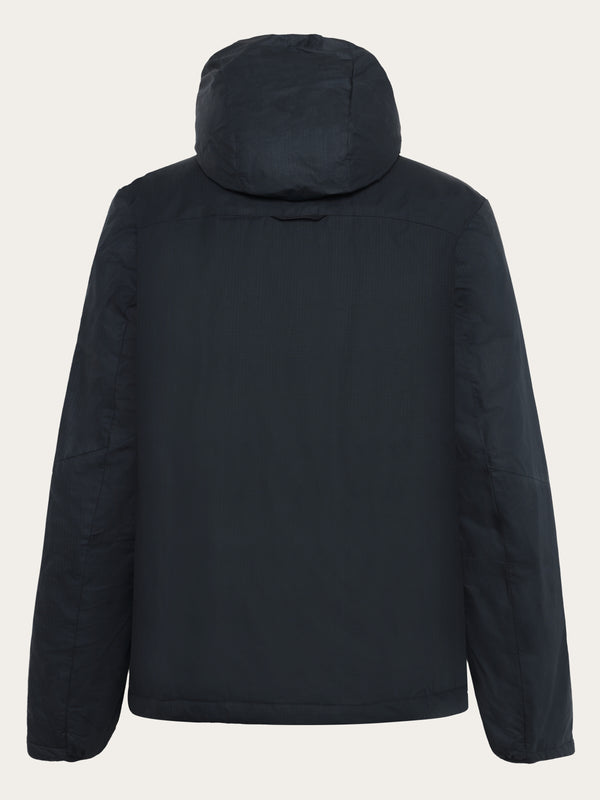 KnowledgeCotton Apparel - MEN Vent ripstop 140 jacket Jackets 1001 Total Eclipse