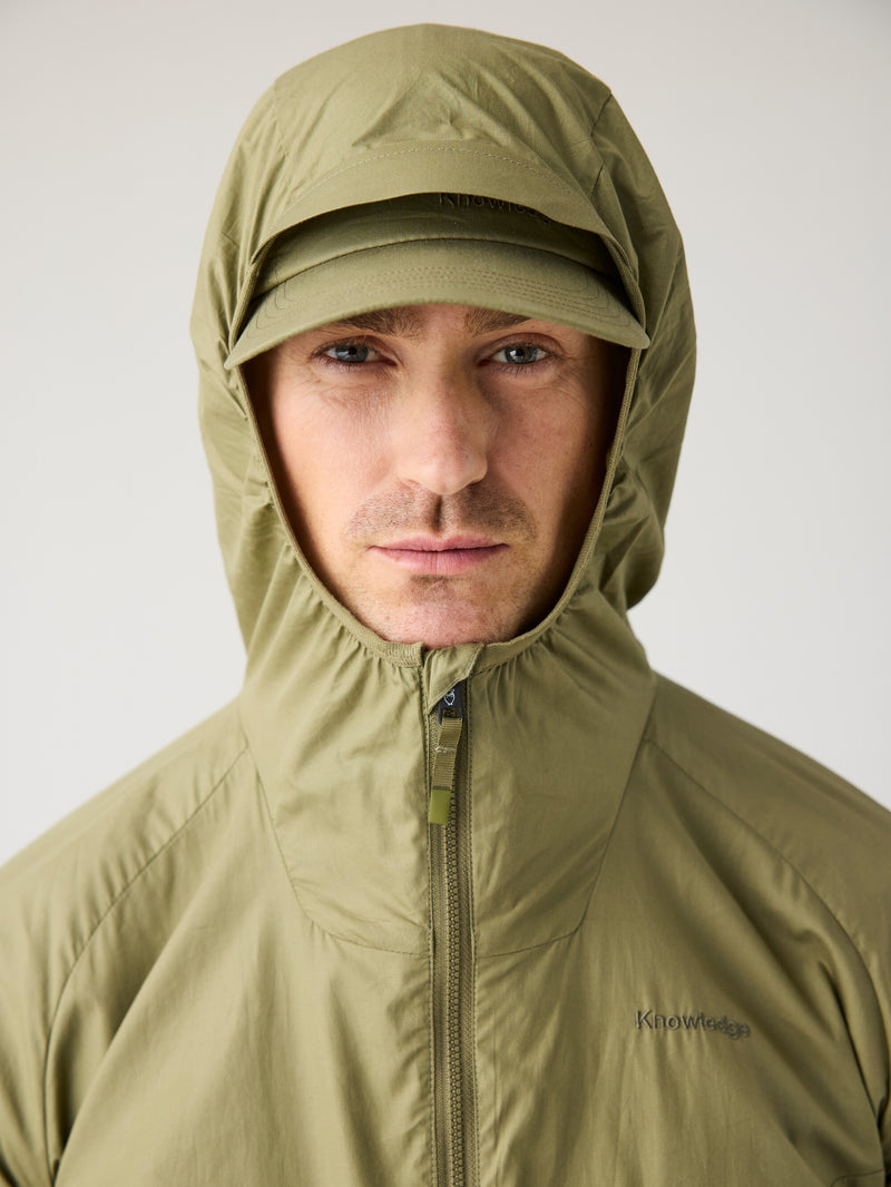 KnowledgeCotton Apparel - MEN Vent ripstop 90 jacket Jackets 1068 Burned Olive