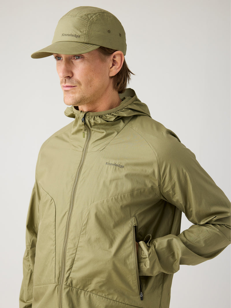 KnowledgeCotton Apparel - MEN Vent ripstop 90 jacket Jackets 1068 Burned Olive