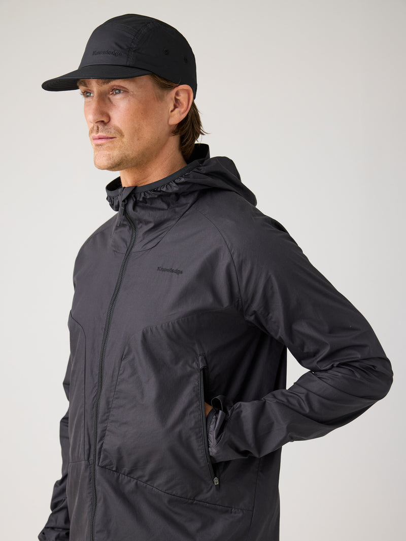 KnowledgeCotton Apparel - MEN Vent ripstop 90 jacket Jackets 1300 Black Jet