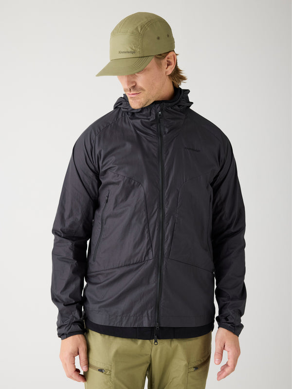KnowledgeCotton Apparel - MEN Vent ripstop 90 jacket Jackets 1300 Black Jet