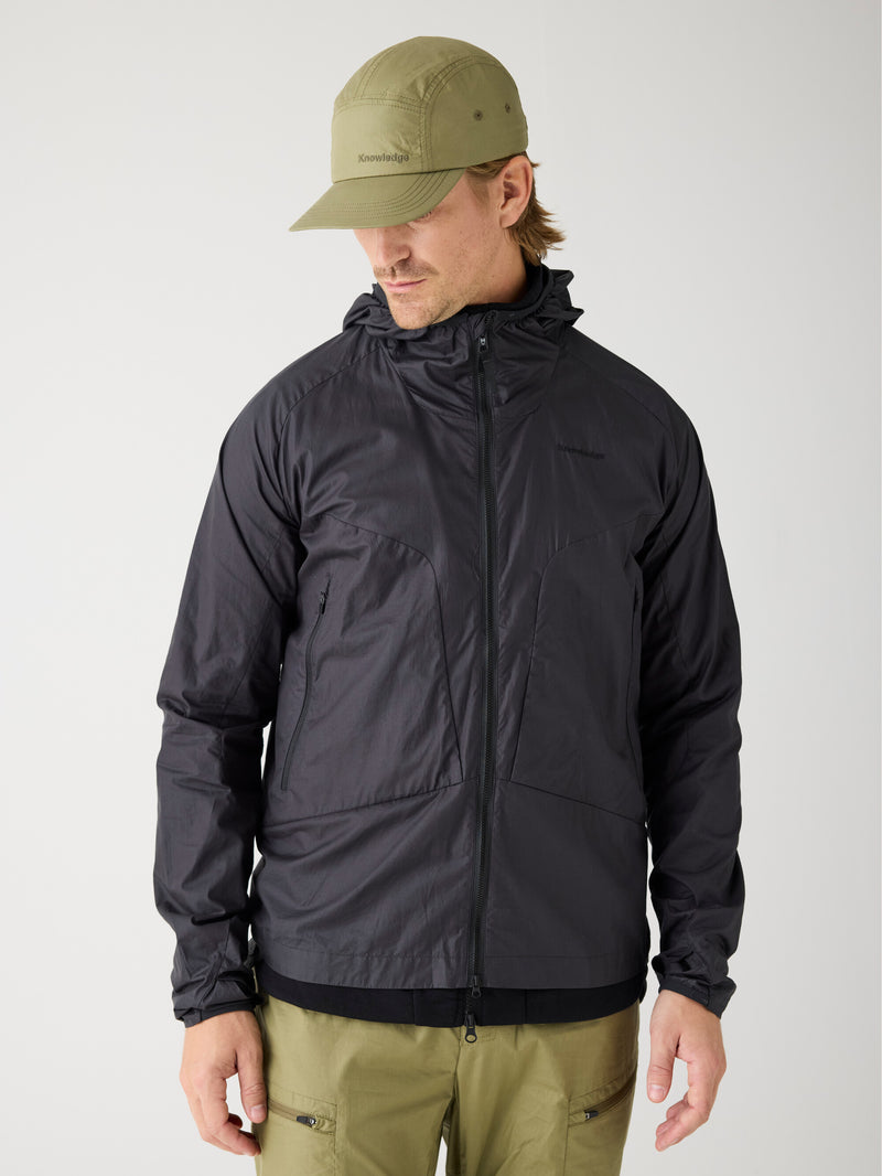 KnowledgeCotton Apparel - MEN Vent ripstop 90 jacket Jackets 1300 Black Jet