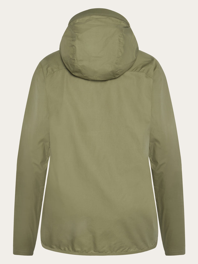 KnowledgeCotton Apparel - WMN Vent ripstop 90 jacket Jackets 1068 Burned Olive