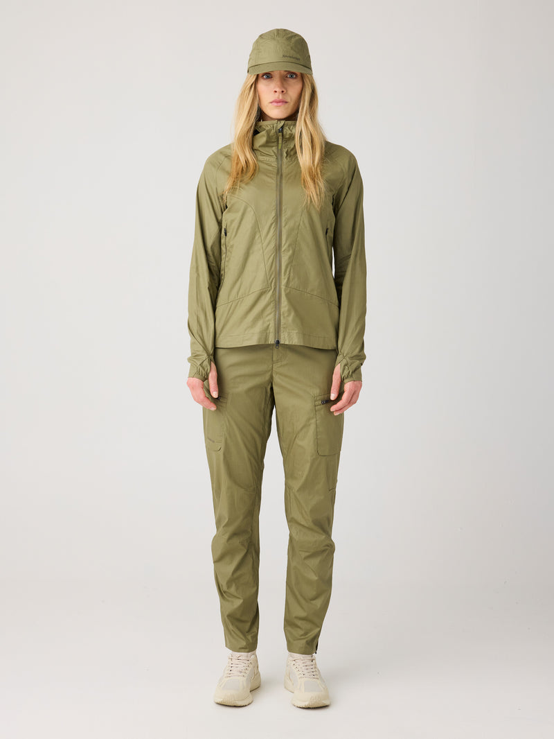 KnowledgeCotton Apparel - WMN Vent ripstop 90 jacket Jackets 1068 Burned Olive