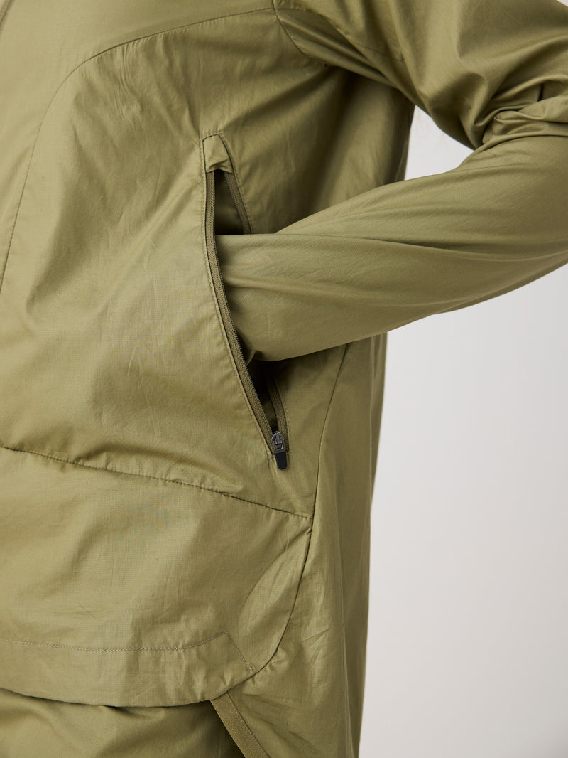KnowledgeCotton Apparel - WMN Vent ripstop 90 jacket Jackets 1068 Burned Olive