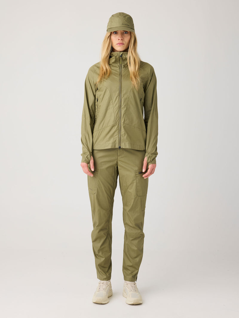 KnowledgeCotton Apparel - WMN Vent ripstop 90 jacket Jackets 1068 Burned Olive